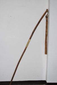 Frusto (bastone snodato) per la battitura manuale del grano